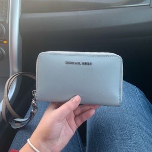 Blue Michael Kors Wallet